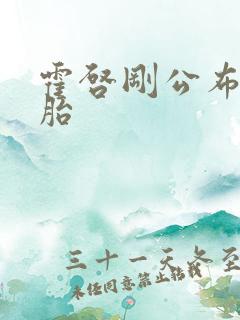 霍启刚公布龙凤胎