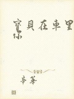 宝贝在车里想要你