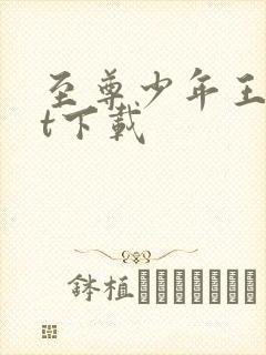 至尊少年王txt下载