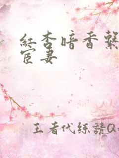 红杏暗香系列之宦妻