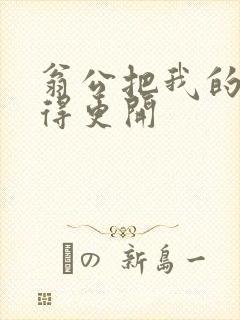 翁公把我的腿分得更开