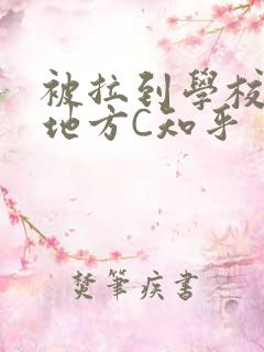 被拉到学校没人地方C知乎