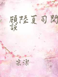 顾陆夏司闵郁小说