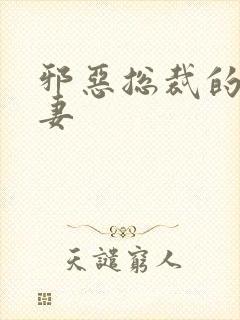 邪恶总裁的娇宠妻