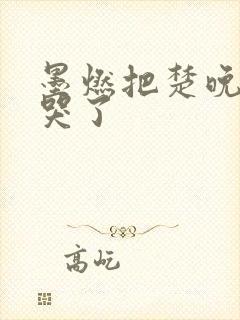 墨燃把楚晚宁C哭了