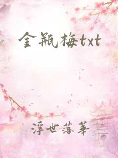 金瓶梅txt