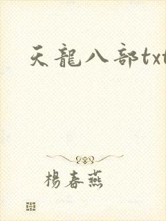 天龙八部txt