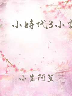 小时代3小说