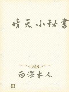 晴天小秘书