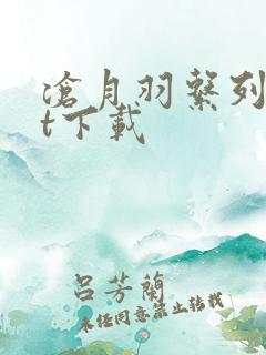 沧月羽系列txt下载