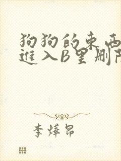 狗狗的东西直接进入B里删除