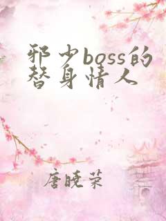 邪少boss的替身情人