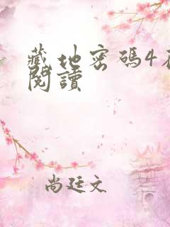 藏地密码4在线阅读