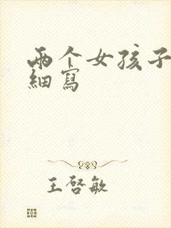 两个女孩子开车细写