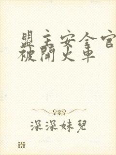 盟主安全官泰国被开火车