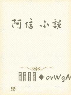 阿信 小说