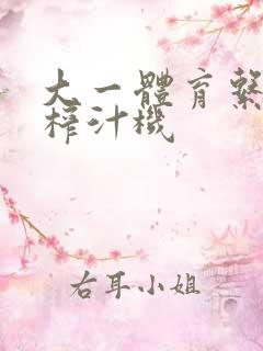 大一体育系精牛榨汁机