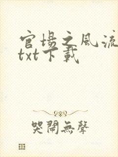 官场之风流人生txt下载