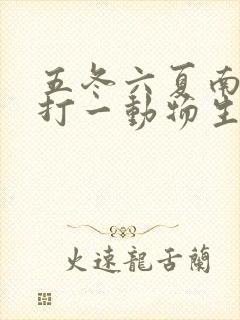 五冬六夏南北聚打一动物生肖