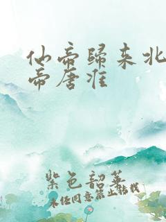 仙帝归来北斗仙帝唐准