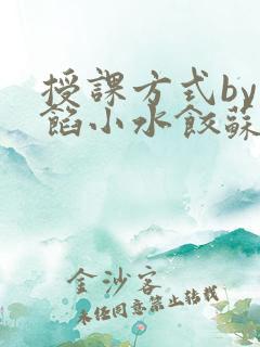授课方式by肉馅小水饺苏岩