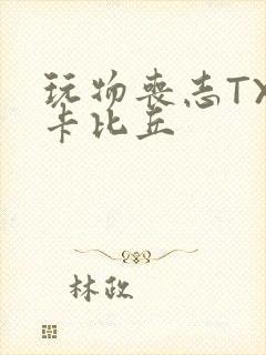 玩物丧志TXT卡比丘