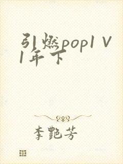 引燃pop1∨1年下