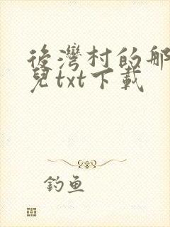 后湾村的那些事儿txt下载