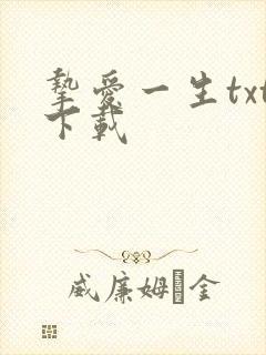 挚爱一生txt下载