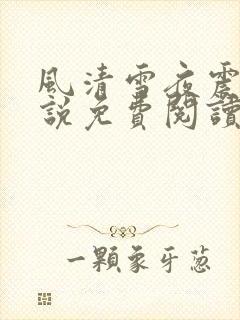 风清雪夜震风小说免费阅读