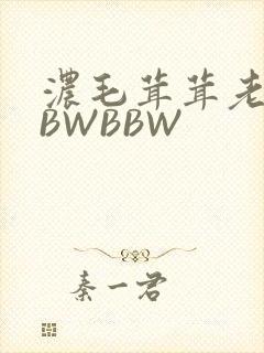 浓毛茸茸老太BBWBBW