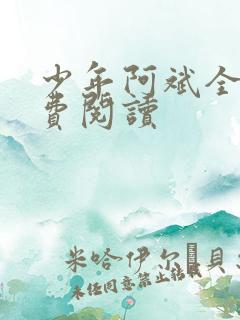 少年阿斌全文免费阅读