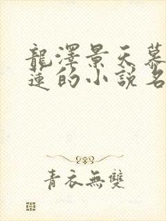 龙泽景天慕容青莲的小说名字