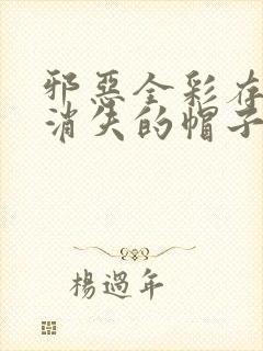 邪恶全彩存在感消失的帽子