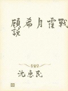 顾希月霍战霆小说