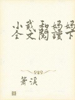 小武和妈妈续集全文阅读下载