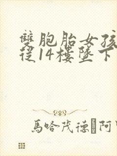 双胞胎女孩双双从14楼坠下