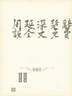 周延深楚辞的小说全文免费阅读