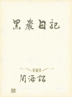 黑岩日记