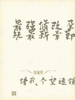 最强修改孕妇系统最新章节