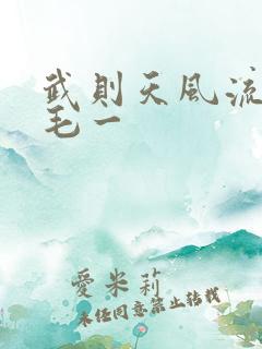 武则天风流艳情毛一