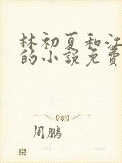 林初夏和江未寒的小说免费阅读