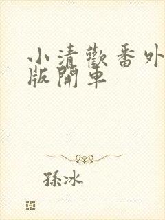 小清欢番外完整版开车