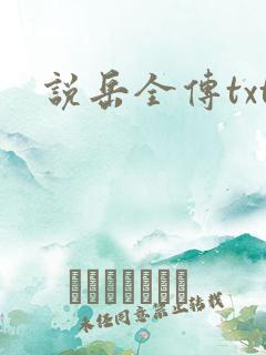 说岳全传txt