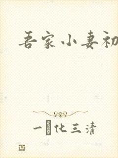 吾家小妻初长成