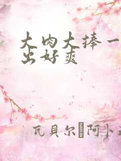 大肉大捧一进一出好爽