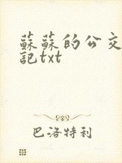 苏苏的公交车日记txt