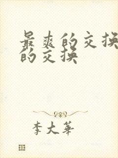 最爽的交换疯狂的交换