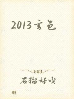 2013玄色