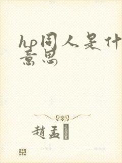 hp同人是什么意思